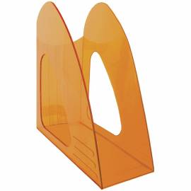 Лоток для бумаг вертикальный Berlingo "Mega top", тонированный оранжевый