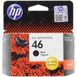 Картридж ориг. HP CZ637AE (№46) черный для DeskJet Ink Advantage 2020hc Printer/2520hc AiO (1500стр)