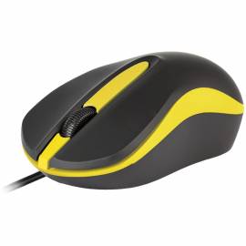 Мышь Smartbuy Smart Buy ONE 329, USB, черный, желтый, 2btn+Roll