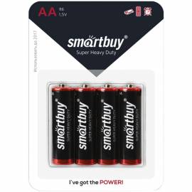 Батарейка SmartBuy AA (R06) BС4