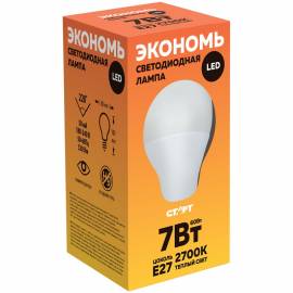 Лампа светодиодная Старт ECO LED GLS E27, 7W30