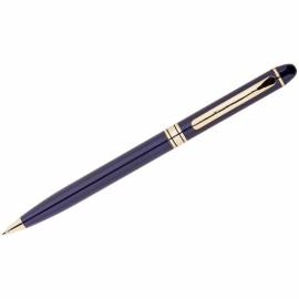 Ручка шариковая Berlingo "Golden Premium" синяя, 0,7мм, корпус синий, поворот., инд. упак.