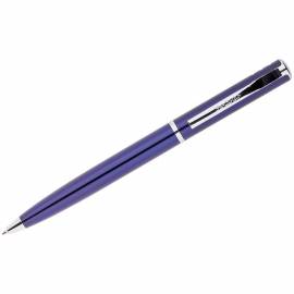 Ручка шариковая Berlingo "Silver Standard" синяя, 0,7мм, корпус синий, поворот., инд. упак.