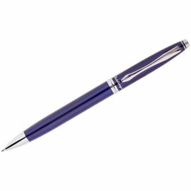Ручка шариковая Berlingo "Silver Classic" синяя, 0,7мм, корпус синий, поворот., инд. упак.