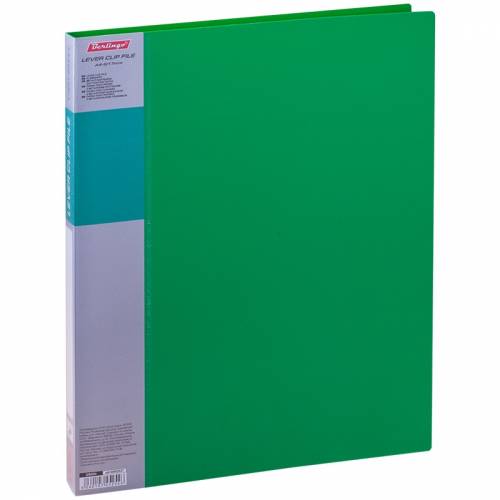 Папка с зажимом Berlingo "Standard", 17мм, 700мкм, зеленая