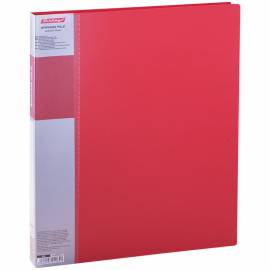 Папка с пружинным скоросшивателем Berlingo "Standard", 17мм, 700мкм, красная