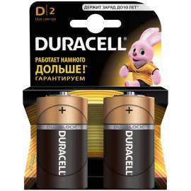 Батарейка Duracell Basic D (LR20) 2BL