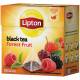 Чай Lipton "Forest Fruit", черный с ароматом лесных ягод, 20 пакетиков по 1,7г