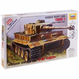 Модель для сборки Звезда "Немецкий тяжёлый танк T-VI Тигр", масштаб 1:72