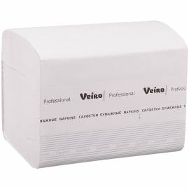 Салфетки бумажные Veiro Professional "Comfort", V-сложение, 2-х слойн., 21*16см., белые, 220шт.