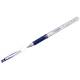 Ручка гелевая Berlingo "Silver" синяя, 0,5мм, грип, игольчатый стержень