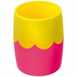Подставка-стакан Стамм, двухцветный розово-желтый