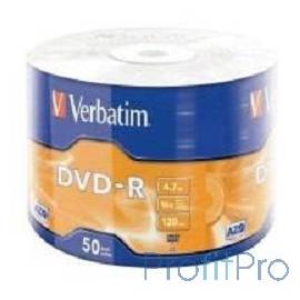 Verbatim Диски DVD-R 4.7Gb, 16-x Data Life (50 шт) (43791)