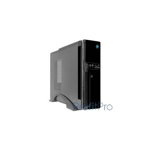 CROWN Корпус Desktop CMC-1907(1) black ITX (БП CM-PS300W, Micro ATX,Mini-ITX, отсеки 5,25*1, 3,5*1 3,5/2,5*1 2*USB 2.0 картри