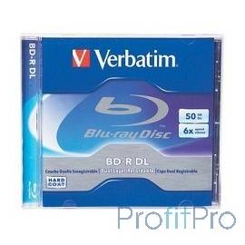 BD-R Verbatim 6-x, 50 Gb, Jewel Case Ink Print диски (43736/43735)