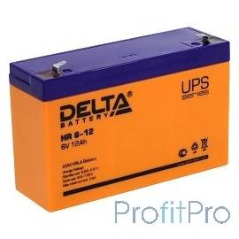 Delta HR 6-12 (12 А\ч, 6 В) свинцово- кислотный аккумулятор 
