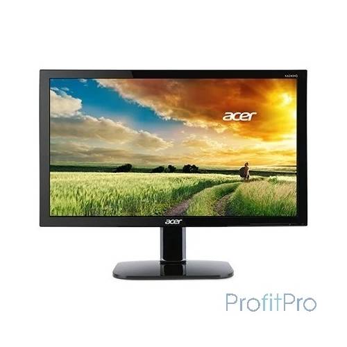 LCD Acer 21.5" KA220HQbid черный TN 1920x1080 5ms 170/160° 16:9 200cd VGA, DVI, HDMI