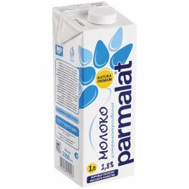 Молоко Parmalat ультрапастеризованное, 1,8%, 1л, картонная коробка