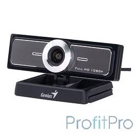 Genius WideCam F100, Камера д/видеоконференций, max. 1920x1080, USB 2.0, встроенный микрофон, градус обзора - 120, Full HD 108
