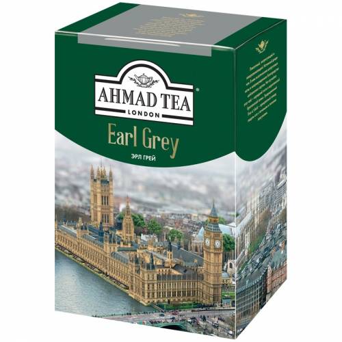Чай Ahmad Tea "Earl Grey", черный, листовой, с бергамотом, 200г