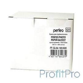Perfeo PF-GLA6-180/600 Бумага Perfeo глянцевая 600л, 10х15 180 г/м2 (G11)