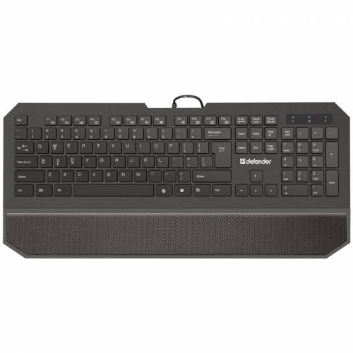 Клавиатура Defender Oscar SM-600 Pro, короткий ход клавиш, USB, черный