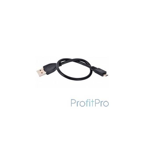 Gembird PRO CCP-mUSB2-AMBM-0,3m USB 2.0 кабель для соед. 0.3м AM-microBM (5 pin) экран, черный, пакет 