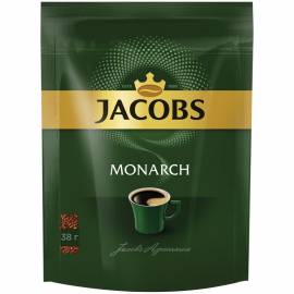 Кофе растворимый Jacobs "Monarch", сублимированный, мягкая упаковка, 38г