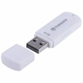 Память Transcend "JetFlash 370" 8Gb, USB 2.0 Flash Drive, белый