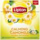 Чай Lipton "Calming Cаmomile", травяной с ромашкой и мятой, 20 пакетиков-пирамдок по 0,7г