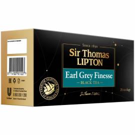 Чай Sir Thomas Lipton "Earl Grey Finesse", черный, 25 пакетиков по 2г