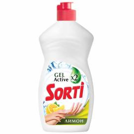 Средство для мытья посуды Sorti "Лимон" ,0,45л
