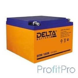 Delta DTM 1226 (26А\ч, 12В) свинцово- кислотный аккумулятор 