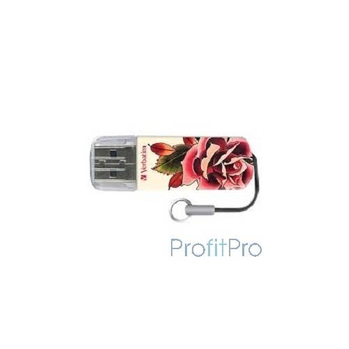 Verbatim USB Drive 32Gb Mini Tattoo Edition Rose 49896 USB2.0