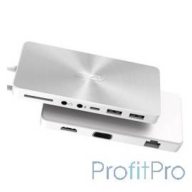 Asus [90NB0DH1-P00070] Port Replicator AH001-1A (90w, 2*USB3.0, 1*Type C, HDMI, D-sub, Card reader SDXC, 1UTP 10/100/1000 Mbps,