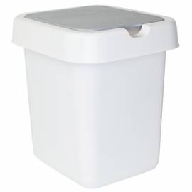 Контейнер для мусора Svip "Квадра", 14л, пластик, белый
