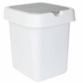 Контейнер для мусора Svip "Квадра", 9л, пластик, белый
