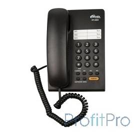 RITMIX RT-330 black Телефон проводной Ritmix RT-330 черный [повторный набор, регулировка уровня громкости, световая индикац]
