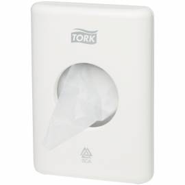 Диспенсер для гигиенических пакетов Tork, пластик, белый (для кода 204041)