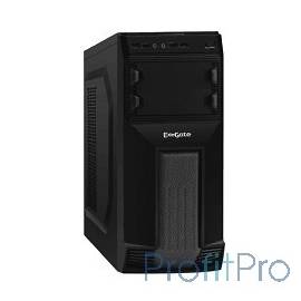 Exegate EX261428RUS Корпус Miditower Exegate AB-224U Black, БП AB500, 80mm, ATX, 3*SATA, 2*USB+2*USB3.0, Audio