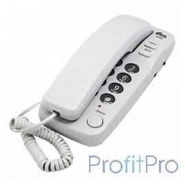RITMIX RT-100 grey Телефон проводной Ritmix RT-100 серый [повторный набор, регулировка уровня громкости, световая индикац]