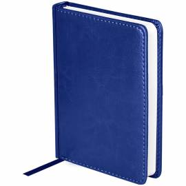 Ежедневник недатированный, A6, 136л., кожзам, OfficeSpace "Nebraska", синий