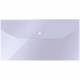 Папка-конверт на кнопке OfficeSpace, C6, 150мкм, прозрачная