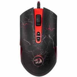 Мышь игровая Redragon LavaWolf, USB, 100-3500dpi, с подстветкой, красный, черный, 7btn+Roll