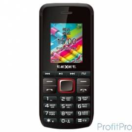 TEXET ТМ-203 мобильный телефон цвет черный-красный