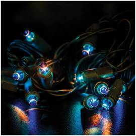 Электрогирлянда "Рис", 100 ламп, голубой, 8 режимов, 6м