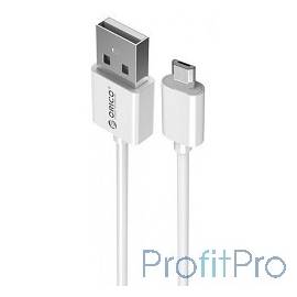 ORICO ADC-10-WH Кабель USB2.0 A male to MicroUSB 2.0 1m ORICO ADC-10 (белый)