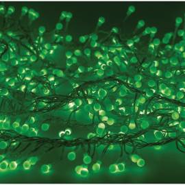 Электрогирлянда светодиодная "Мишура", 288 ламп, зеленый, 8 режимов, 3м
