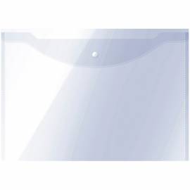 Папка-конверт на кнопке OfficeSpace А3, 150мкм, прозрачная