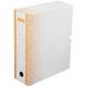 Короб архивный с клапаном OfficeSpace "Standard" плотный, микрогофрокартон, 100мм, оранжевый,до 900л